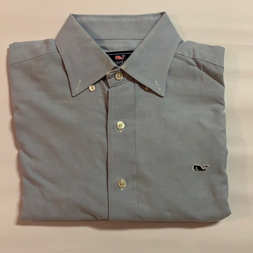Vineyard Vines Oxford Blue Longsleeve Shirt
